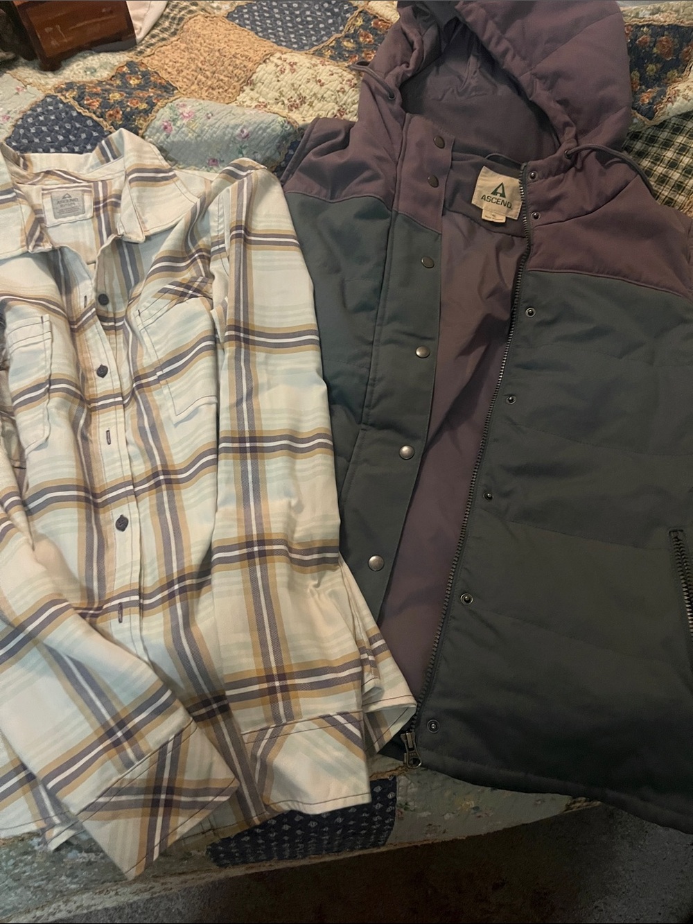 Ascend Hooded vest and shirt